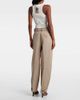 Bottega Veneta Bottega Veneta Belted high-rise wool straight pants - 3