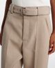 Bottega Veneta Bottega Veneta Belted high-rise wool straight pants - 4