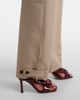 Bottega Veneta Bottega Veneta Belted high-rise wool straight pants - 5