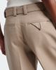 Bottega Veneta Bottega Veneta Belted high-rise wool straight pants - 6
