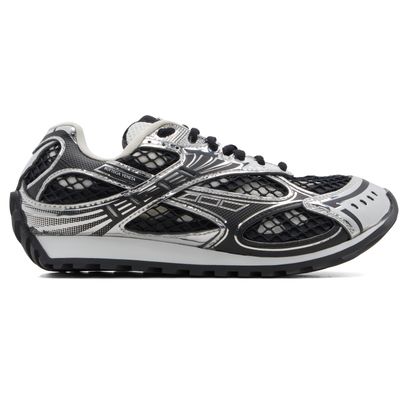 Bottega Veneta Bottega Veneta Black & Silver Orbit Sneakers