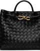 Bottega Veneta Bottega Veneta Black Andiamo Bag - 1