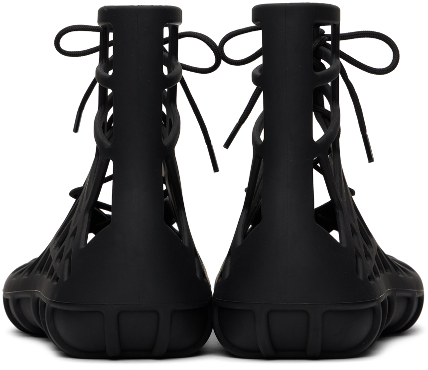 Bottega Veneta - Black Atlas Sandals display picture 3