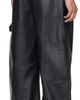 Bottega Veneta Bottega Veneta Black Cargo Leather Pants - 3