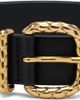 Bottega Veneta Bottega Veneta Black Coaxial Loop Belt - 1