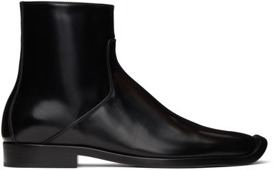 Bottega Veneta Bottega Veneta Black Comma Ankle Boots