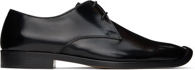 Bottega Veneta Bottega Veneta Black Comma Lace-Up Derbys