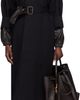 Bottega Veneta Bottega Veneta Black Cotton Trench Coat - 1