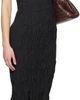 Bottega Veneta Bottega Veneta Black Crinkled Midi Dress - 2