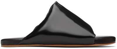 Bottega Veneta Bottega Veneta Black Cushion Slides