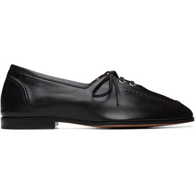 Bottega Veneta Bottega Veneta Black Gino Lace-Up Oxfords