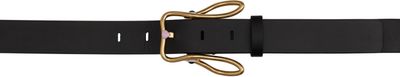 Bottega Veneta Bottega Veneta Black Rabbit Belt