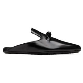 Bottega Veneta Bottega Veneta Black Roma Slip-on Loafers
