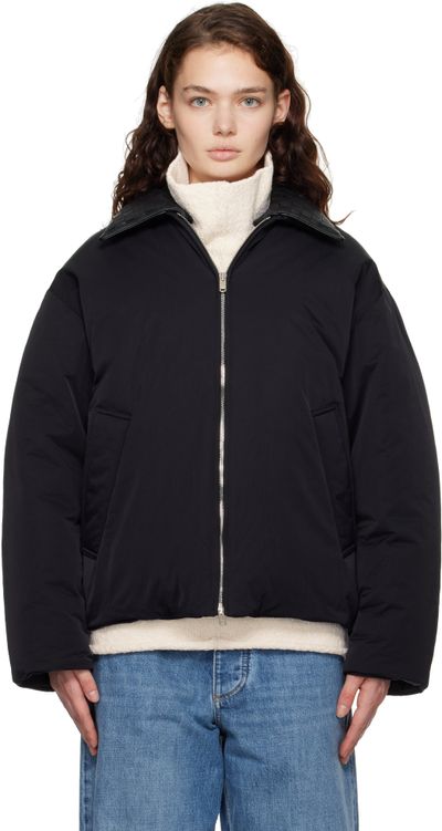Bottega Veneta Bottega Veneta Black Tech Nylon Down Jacket