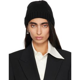 Bottega Veneta Bottega Veneta Black Wool Knit Beanie
