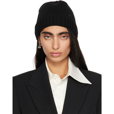 Bottega Veneta Bottega Veneta Black Wool Knit Beanie