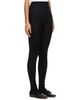 Bottega Veneta Bottega Veneta Black Wool Rib Seamless Leggings - 2