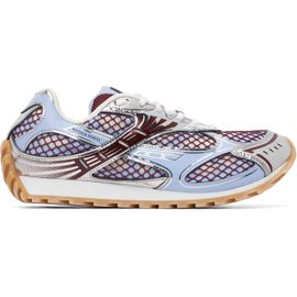 Bottega Veneta Bottega Veneta Blue & Burgundy Orbit Sneakers