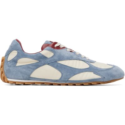 Bottega Veneta Bottega Veneta Blue & Off-White Orbit Flash Sneakers