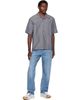 Bottega Veneta Bottega Veneta Blue Bold Cotton Linen Stripe Shirt - 4