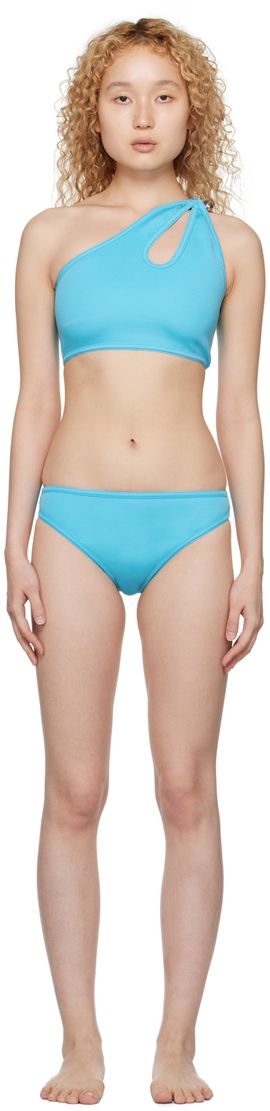 Bottega Veneta Bottega Veneta Blue Cutout Bikini