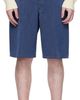 Bottega Veneta Bottega Veneta Blue Melange Drill Shorts - 1