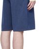 Bottega Veneta Bottega Veneta Blue Melange Drill Shorts - 3