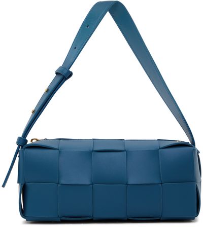 Bottega Veneta Bottega Veneta Blue Small Brick Cassette Bag