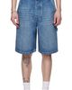 Bottega Veneta Bottega Veneta Blue Vintage Cargo Denim Shorts - 1
