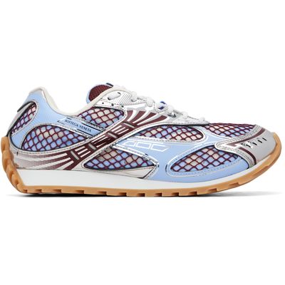 Bottega Veneta Bottega Veneta Brown & Blue Orbit Sneakers