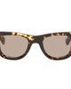 Bottega Veneta Bottega Veneta Brown & Yellow Dizzy Squared Sunglasses - 1