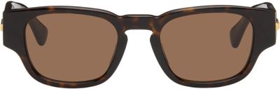 Bottega Veneta Bottega Veneta Brown Classic Panthos Sunglasses