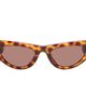 Bottega Veneta Bottega Veneta Brown Curvy Sunglasses - 1