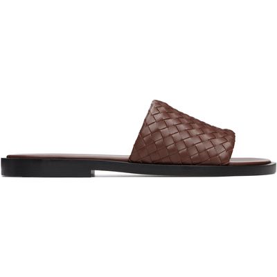 Bottega Veneta Bottega Veneta Brown Elio Sandals