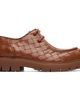 Bottega Veneta Bottega Veneta Brown Haddock Lace-Up Derbys - 1