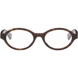 Bottega Veneta Bottega Veneta Brown Oval Glasses