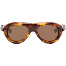 Bottega Veneta Bottega Veneta Brown Sardine Aviator Sunglasses