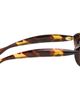 Bottega Veneta Bottega Veneta Brown Sardine Oval Sunglasses - 2