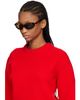 Bottega Veneta Bottega Veneta Brown Sardine Oval Sunglasses - 4