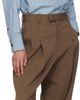 Bottega Veneta Bottega Veneta Brown Wool Straight Trousers - 4
