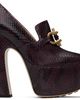 Bottega Veneta Bottega Veneta Burgundy Mostra Pumps - 1