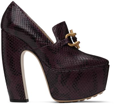 Bottega Veneta Bottega Veneta Burgundy Mostra Pumps