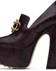 Bottega Veneta Bottega Veneta Burgundy Mostra Pumps - 3
