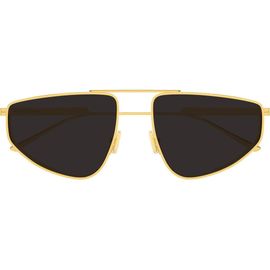 Bottega Veneta Bottega Veneta BV1466S 64mm Geometric Aviator Sunglasses