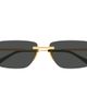 Bottega Veneta Bottega Veneta BV1511S 58mm Gradient Rectangular Sunglasses - 1