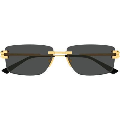 Bottega Veneta Bottega Veneta BV1511S 58mm Gradient Rectangular Sunglasses