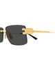 Bottega Veneta Bottega Veneta BV1511S 58mm Gradient Rectangular Sunglasses - 3