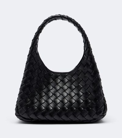 Bottega Veneta Bottega Veneta Campana Intrecciato Mini leather top-handle bag