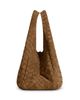 Bottega Veneta Bottega Veneta Campana Intrecciato Suede Shoulder Bag - 5