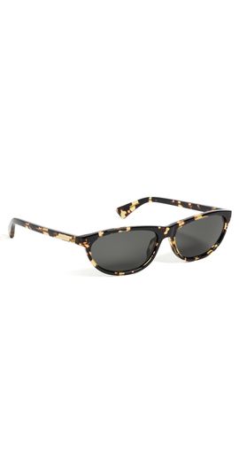 Bottega Veneta Bottega Veneta Cateye Sunglasses Havana-Havana-Grey One